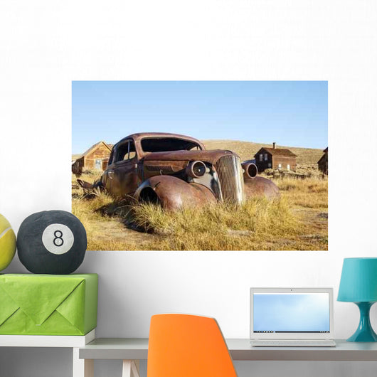 Rusty Old Coupe 3 Wall Decal