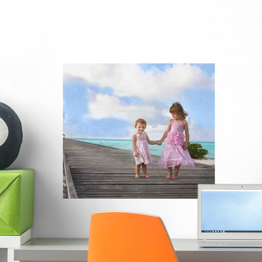 Two Girls Wall Decal