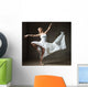 Beautifully Flowing Ballet Dancer Wall Decal