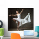 Beautifully Flowing Ballet Dancer Wall Decal