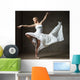 Beautifully Flowing Ballet Dancer Wall Decal