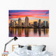 San Diego California Skyline Wall Decal