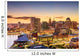 Baltimore, Maryland Skyline Wall Mural