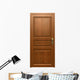 Faux Wooden Door Wall Decal