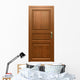 Faux Wooden Door Wall Decal