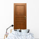 Faux Wooden Door Wall Decal