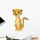 Cartoon funny cheetah Wall Decal
