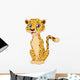 Cartoon funny cheetah Wall Decal