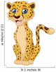 Cartoon funny cheetah Wall Decal