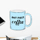 But first coffee. Brush hand lettering. Wall Decal