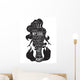 Silhouette Mermaid with Inspirational Wall Decal