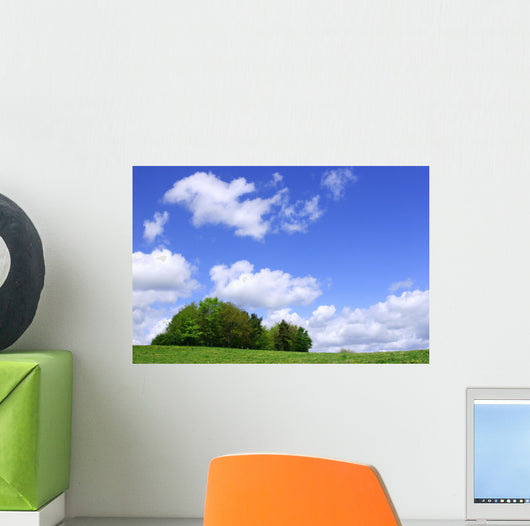 a clump of trees Wall Mural