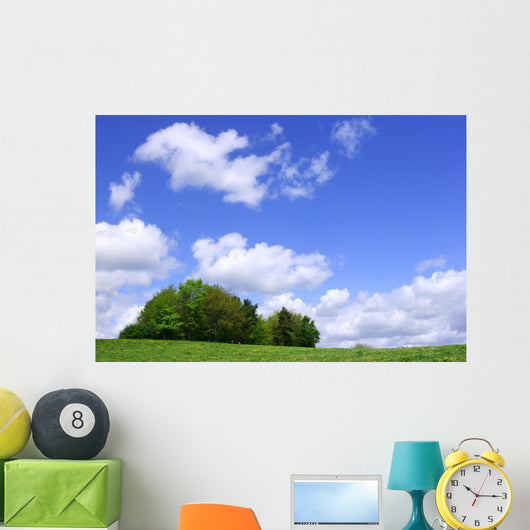 a clump of trees Wall Mural
