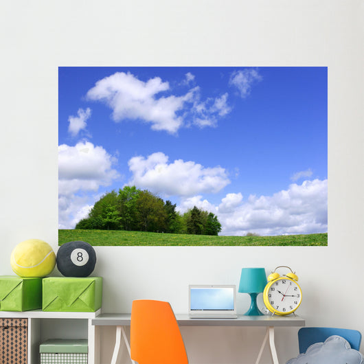 a clump of trees Wall Mural