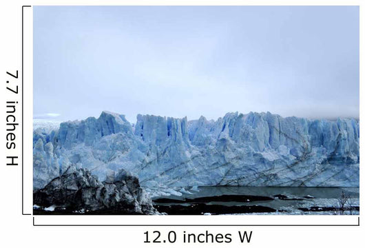 Glaciar e nuvem Wall Mural