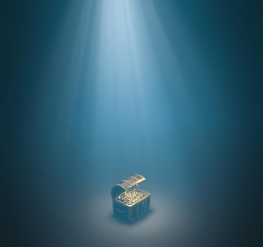 Underwater treasure Wall Mural