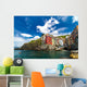 Beautiful view of Riomaggiore, Cinque Terre national park, Liguria, Italy Wall Mural