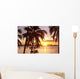 Sunset Coconuts Wall Decal