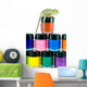 Chameleon with paint banks Wall Decal