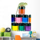 Chameleon with paint banks Wall Decal