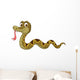 Cartoon snake character Wall Decal
