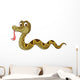 Cartoon snake character Wall Decal
