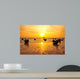 Beach on Tropical Islands at Sunrise Wall Mural
