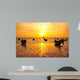 Beach on Tropical Islands at Sunrise Wall Mural