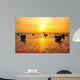 Beach on Tropical Islands at Sunrise Wall Mural
