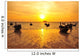 Beach on Tropical Islands at Sunrise Wall Mural