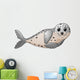 Cute seal cartoon Wall Decal