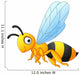 Bee cartoon flying Wall Decal