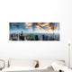Panoramic aerial view of Central Park and surrounding buildings Wall Mural