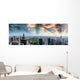 Panoramic aerial view of Central Park and surrounding buildings Wall Mural