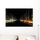 Night Marina Wall Decal