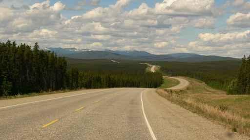 Alaska Highway Wall Decal