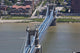 The John A. Roebling Bridge connects Cincinnati, Ohio and covington, Kentucky Wall Mural