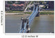 The John A. Roebling Bridge connects Cincinnati, Ohio and covington, Kentucky Wall Mural