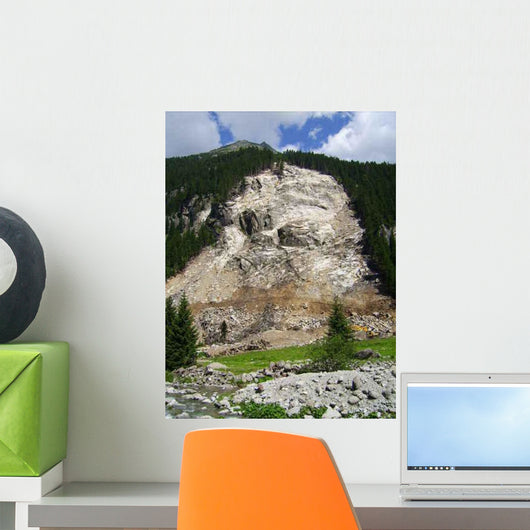 Landslide Alps Wall Decal