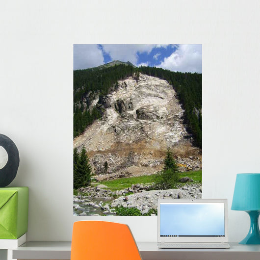 Landslide Alps Wall Decal