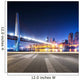 cityscape and skyline near bridge of chongqing at night from emp Wall Mural