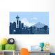 Seattle Skyline Wall Mural