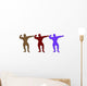 Cadboard Body Builders Wall Decal