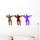 Cadboard Body Builders Wall Decal