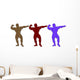 Cadboard Body Builders Wall Decal