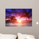 beach sunlight flar Wall Mural