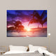 beach sunlight flar Wall Mural