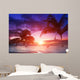 beach sunlight flar Wall Mural