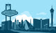 Las Vegas Skyline Wall Mural