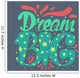 Motivation and Dream Lettering Concept Wall Mural
